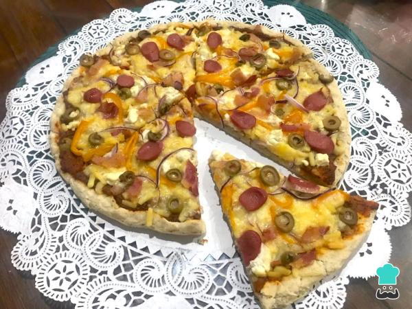 Recette de pizza sans gluten avec prémix