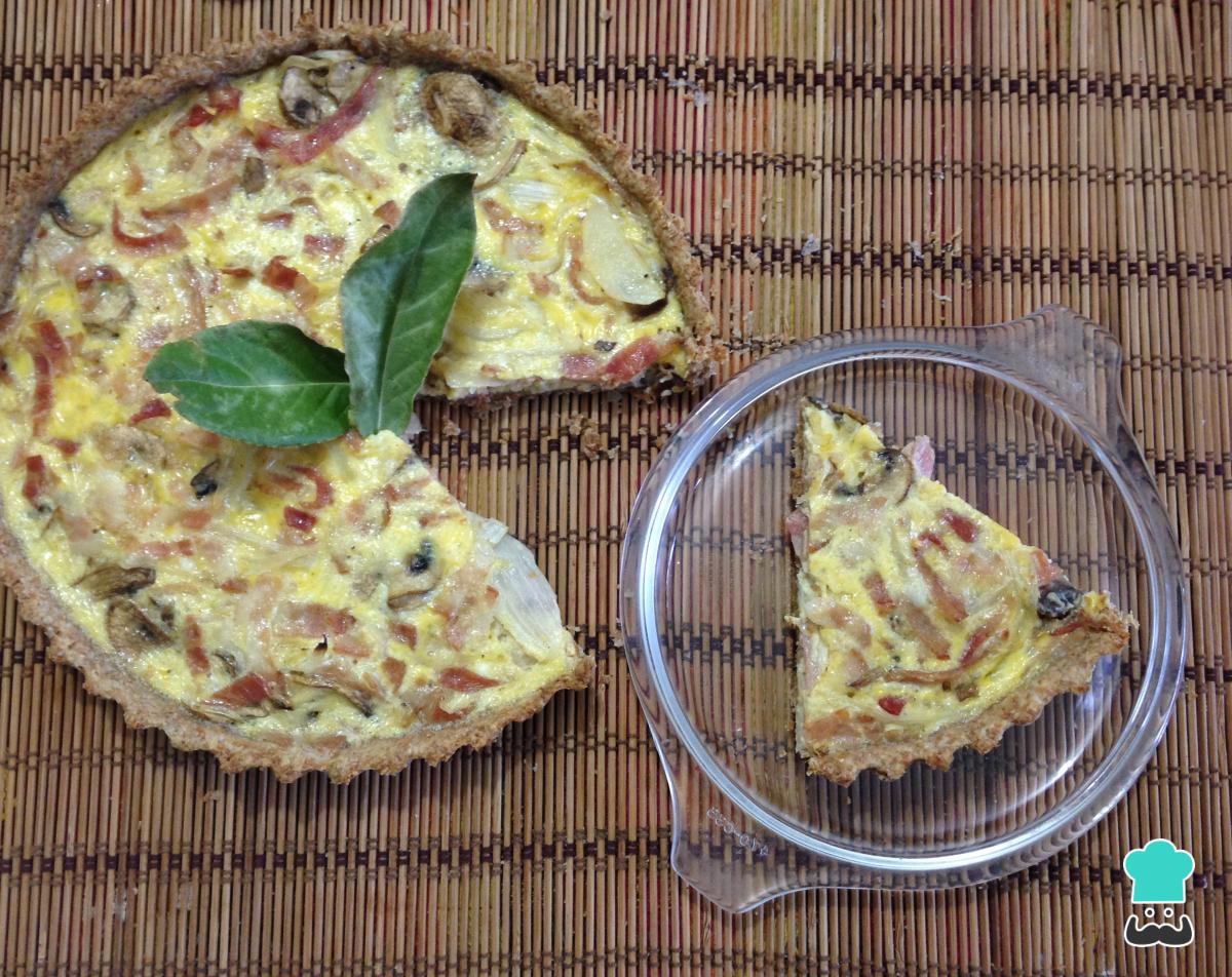 Recette de quiche aux poireaux et bacon