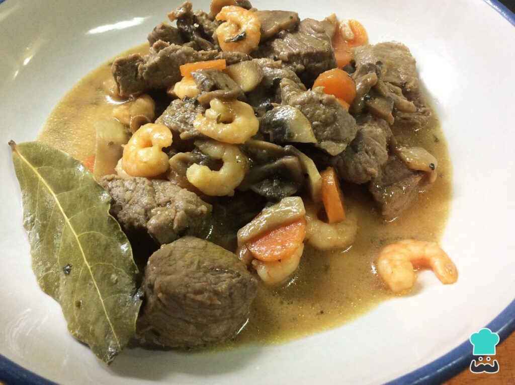 Recette de ragoût de bœuf aux crevettes