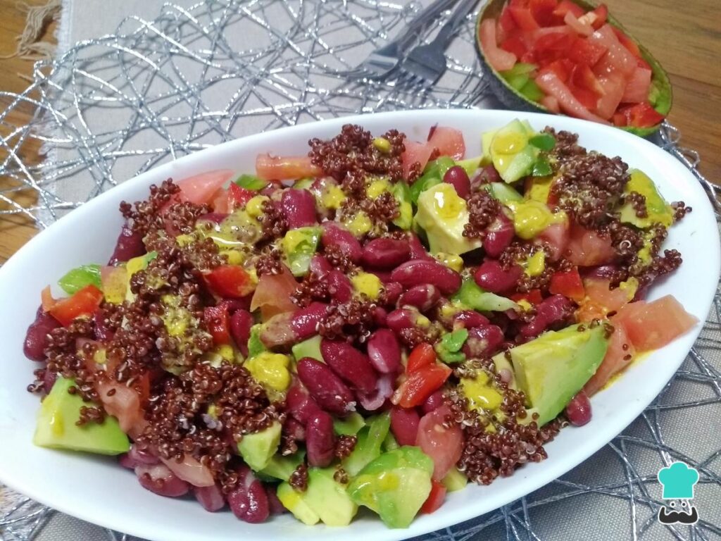 Recette de salade de haricots rouges au quinoa