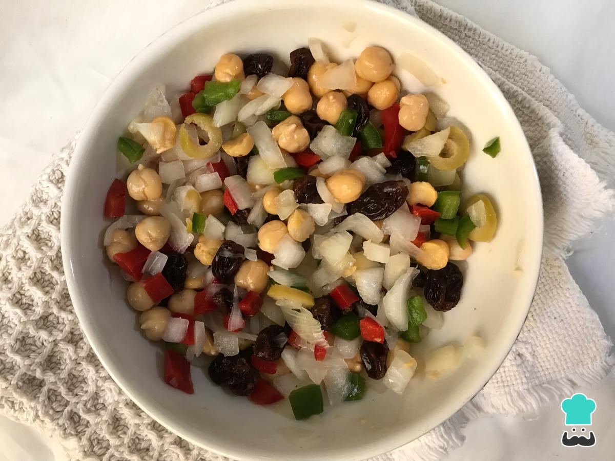 Recette de salade de pois chiches marocaine