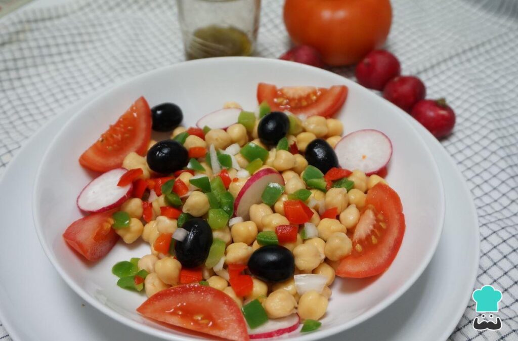 Recette de salade de pois chiches méditerranéenne
