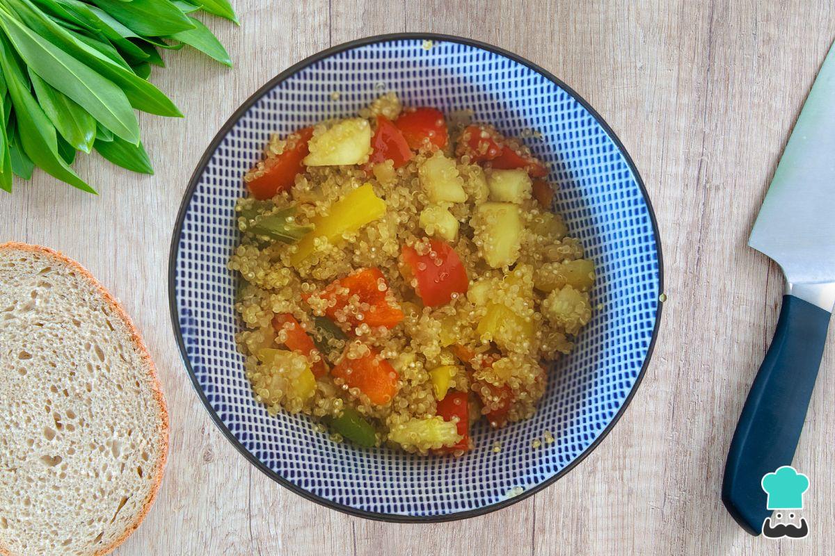 Recette de salade de quinoa et légumes