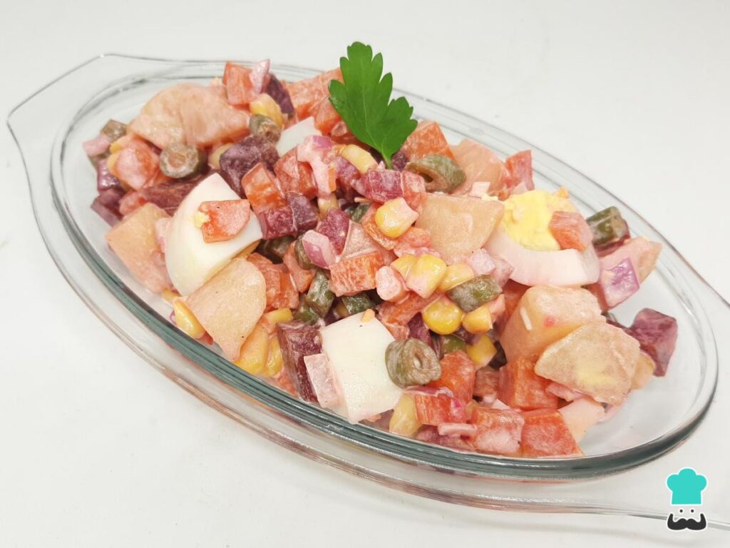 Recette de salade russe dominicaine