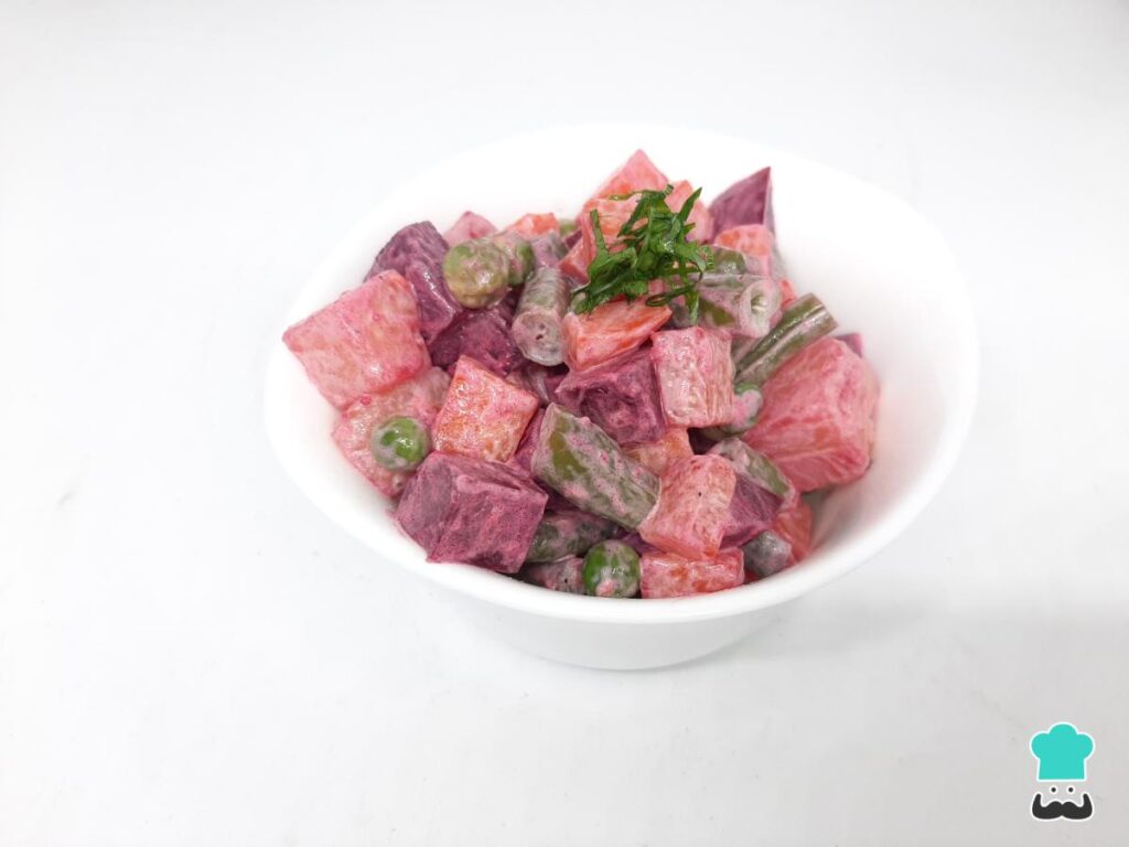Recette de salade russe péruvienne