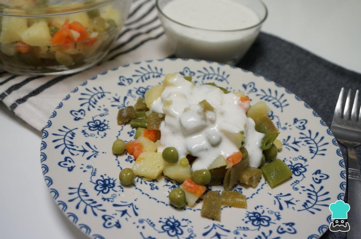 Recette de salade végétalienne