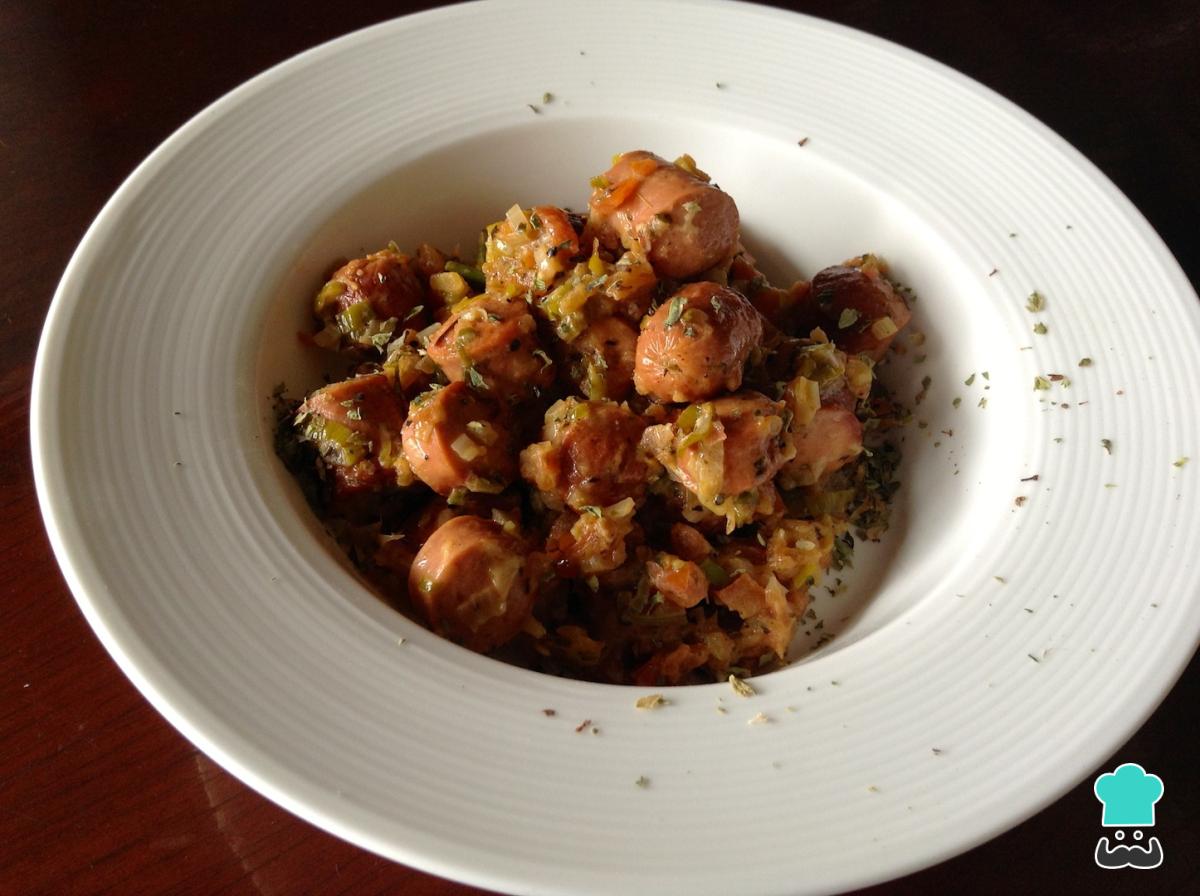 Recette de saucisses mijotées aux légumes