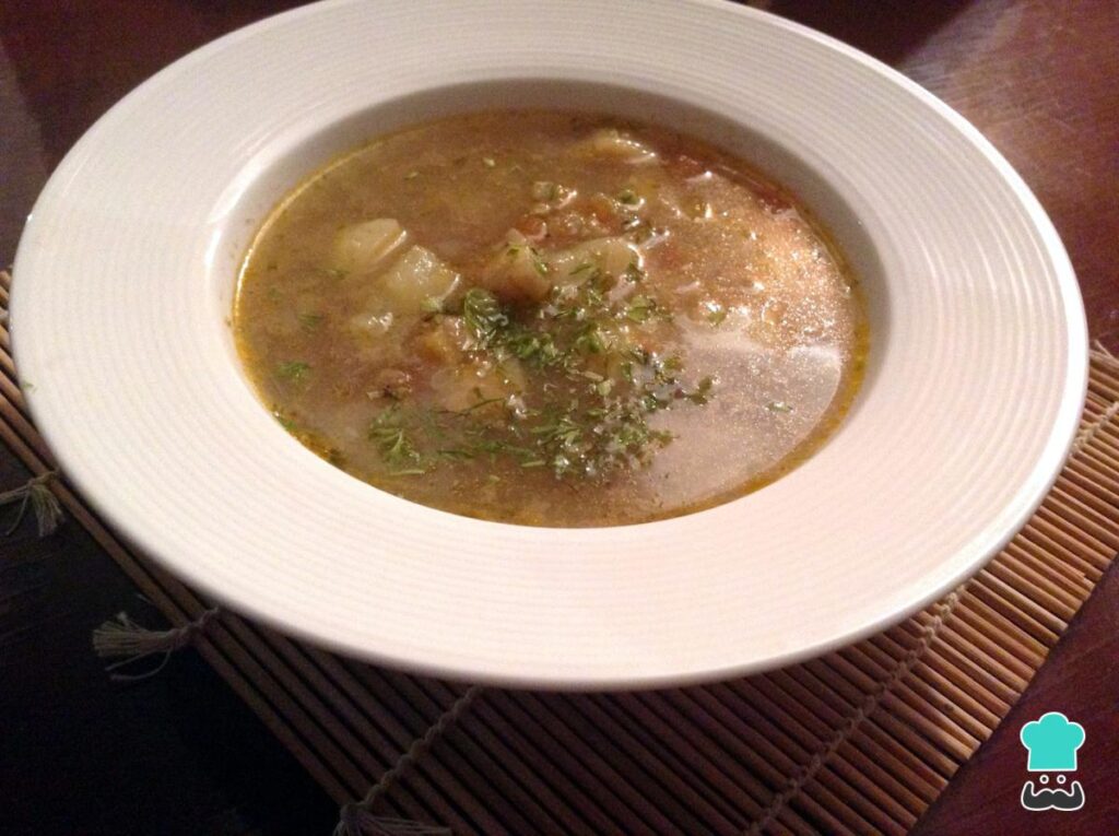 Recette de soupe Caulicero