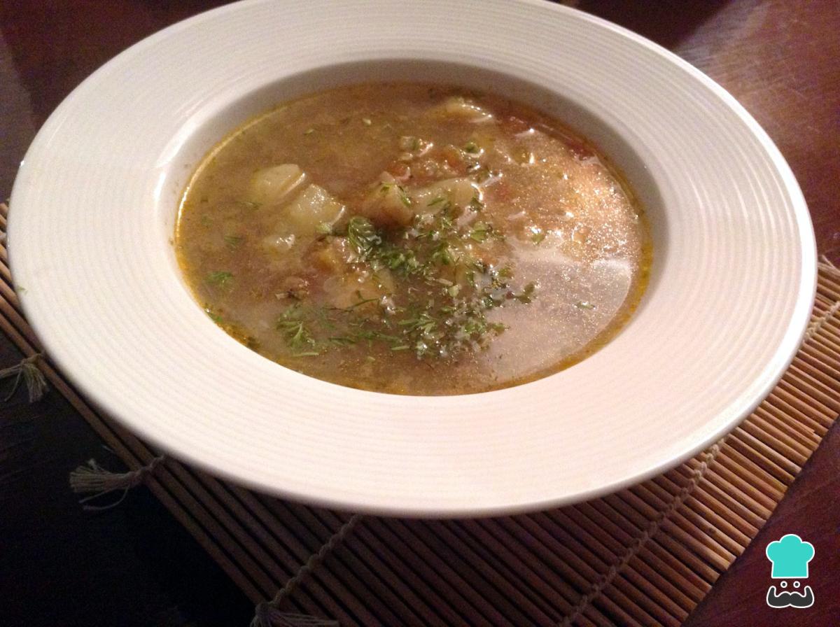 Recette de soupe Caulicero
