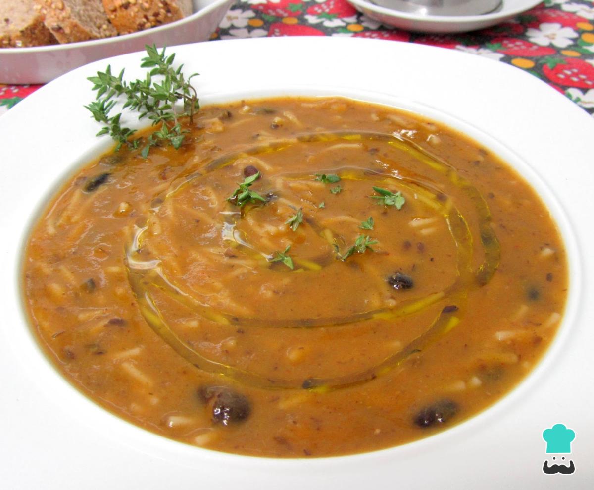 Recette de soupe aux haricots et pâtes