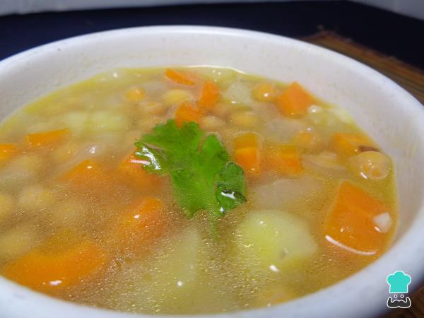 Recette de soupe aux pois secs