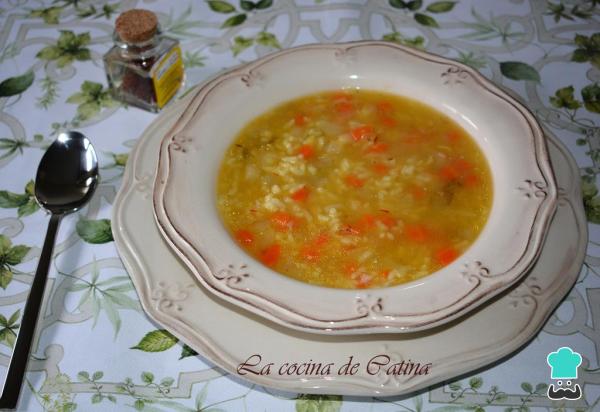 Recette de soupe d'endives au riz