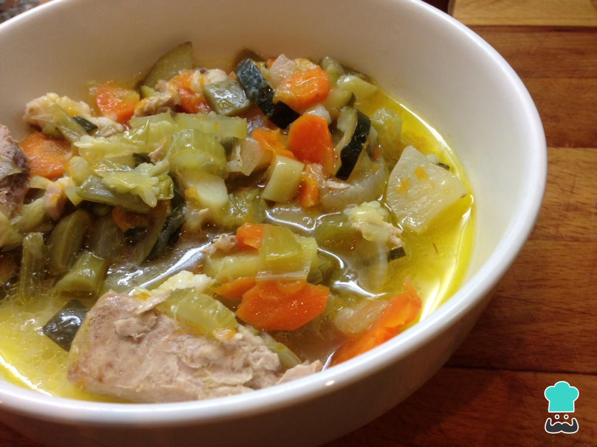 Recette de soupe de légumes au poisson