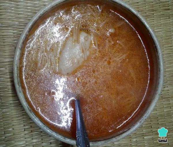 Recette de soupe de pâtes au poulet