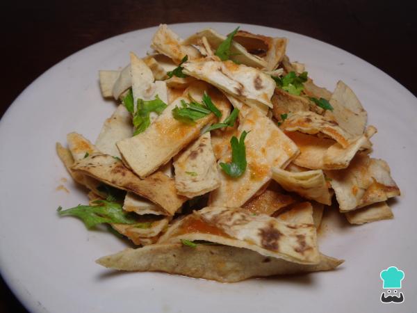 Recette de soupe de tortillas sèches