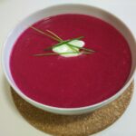 Recette de soupe froide aux betteraves et aux pommes