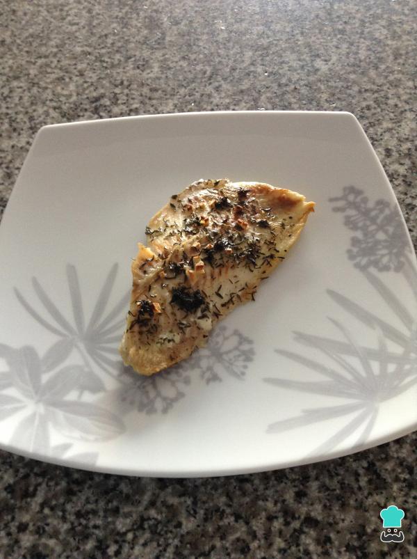 Recette du Filet de bar au thym.