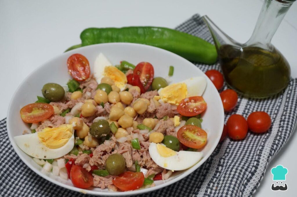 Recette rapide de salade de pois chiches d'été