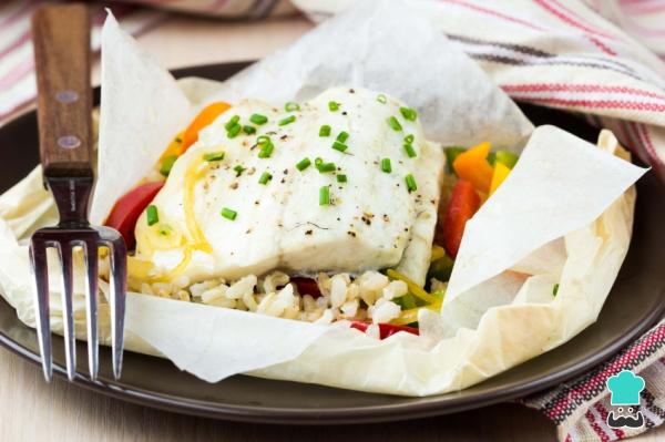 la recette Mérou en papillote