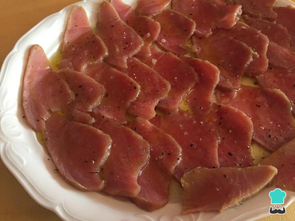 la recette Thon mariné au citron