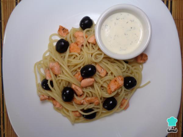 Recette de Spaghetti au saumon frais sans crème - Étape 6