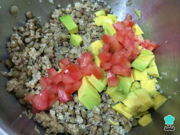 Recette de salade de lentilles et quinoa - Étape 4