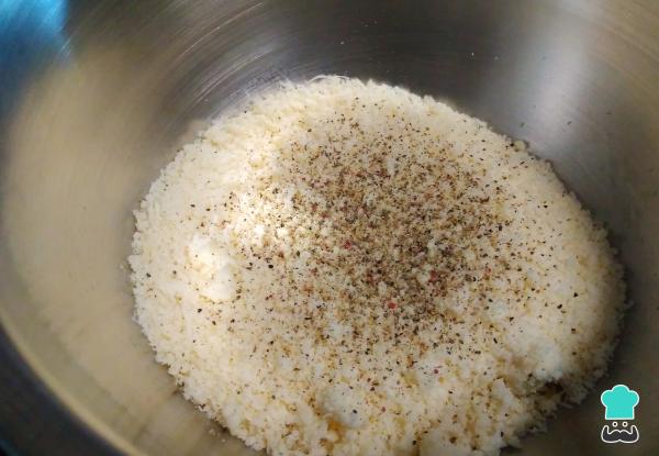 Recette de Pâtes sans gluten au fromage et poivre - Étape 3
