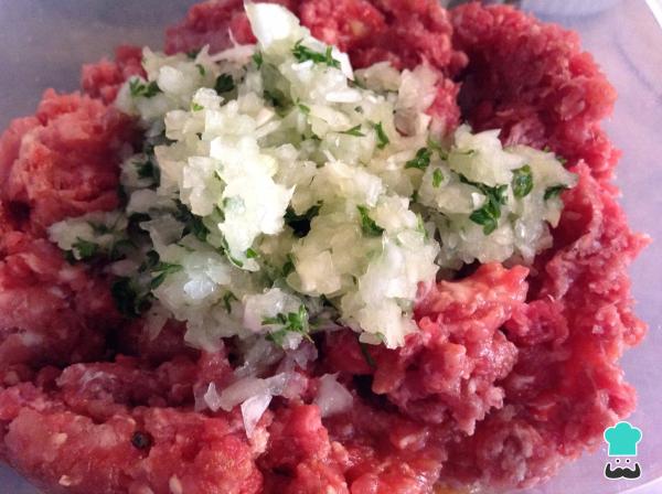 Recette Rouleau de bœuf haché au jambon et fromage - Étape 3
