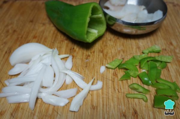 Recette de Salade de pois chiches à la morue - Étape 2
