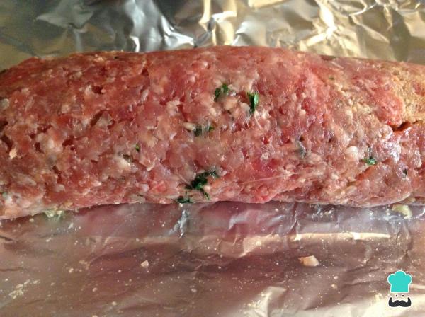 Recette du Rouleau de viande hachée farci aux légumes - Étape 7