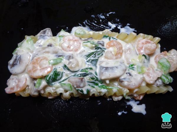 Recette de Lasagne aux crevettes et légumes - Étape 7