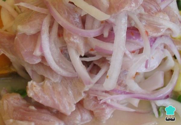 Recette de ceviche de poisson péruvien – Étape 3