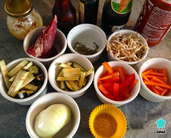 Recette de Longe aux légumes - Étape 1