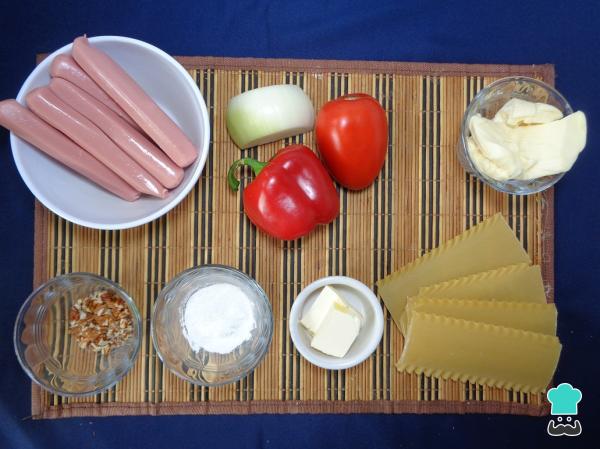 Recette de Lasagne aux Saucisses - Étape 1