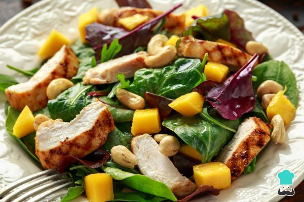 Recette de salade d'épinards et de mangue - Étape 4