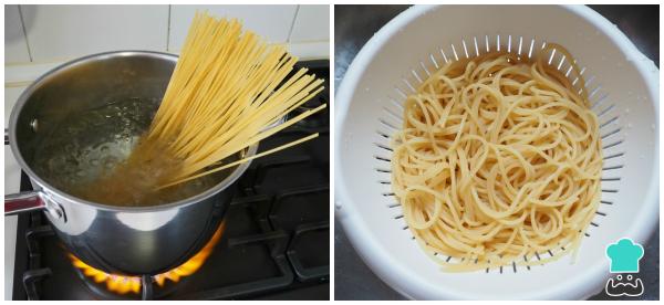 Recette de Spaghetti aux tomates épicées - Étape 1