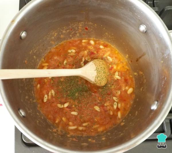 Recette de Spaghetti aux tomates épicées - Étape 4