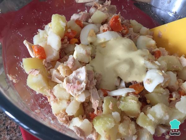 Recette originale de salade russe - Étape 6