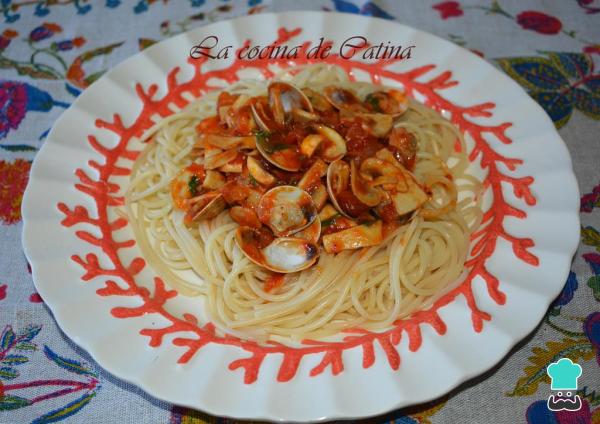 Recette de Spaghetti à la marinera aux champignons - Étape 6