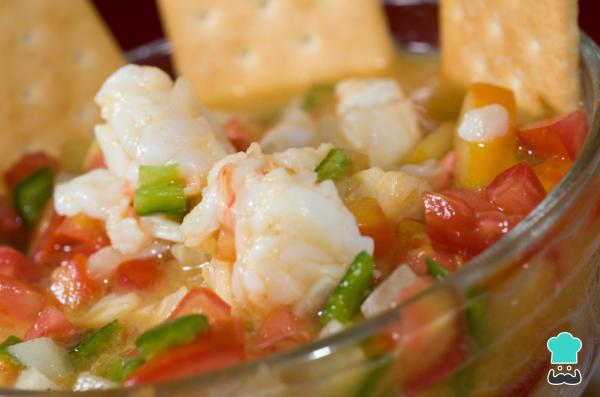 Recette de ceviche de crevettes guatémaltèque - Étape 3