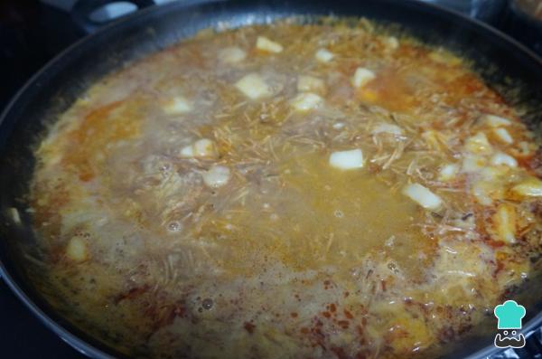 Recette de Fideuá valencienne aux fruits de mer - Étape 6