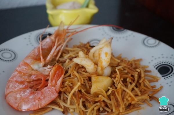 Recette de Fideuá valencienne aux fruits de mer - Étape 9