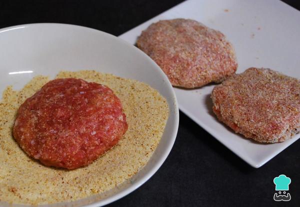 Recette de hamburger farci au fromage bleu - Étape 5