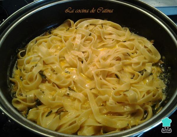 Recette de Fettuccine au citron - Étape 2