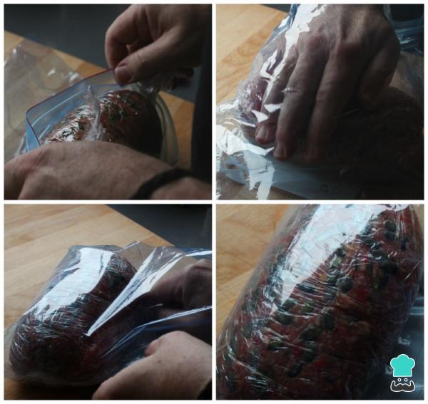 Recette de Rouleau de viande à la sauce aux cèpes - Étape 8