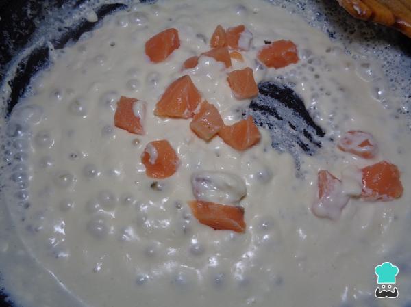 Recette de pâtes au saumon fumé et fromage Philadelphia - Étape 5