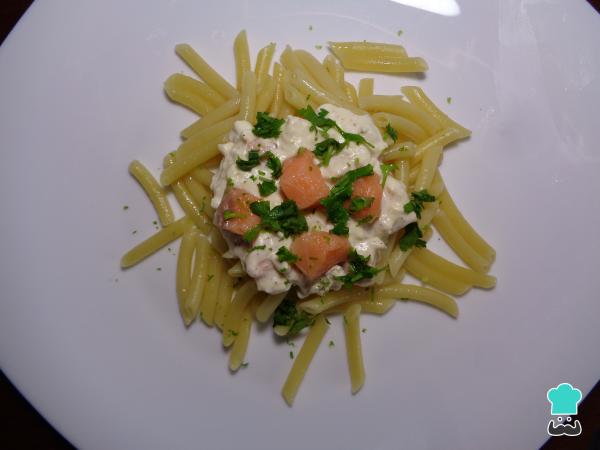 Recette de pâtes au saumon fumé et fromage Philadelphia - Étape 6