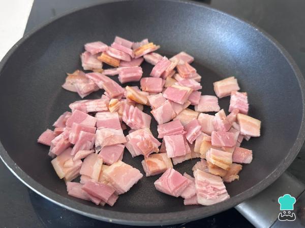 Recette de Quiche aux courgettes et bacon - Étape 1