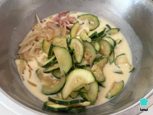 Recette de Quiche aux courgettes et bacon - Étape 5