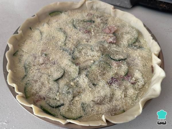 Recette de Quiche aux courgettes et bacon - Étape 7